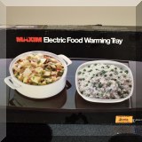 K52. 2 Maxim electric food warming trays - $14 each